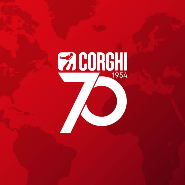 Italský výrobce CORGHI slaví výročí 70 let od založení